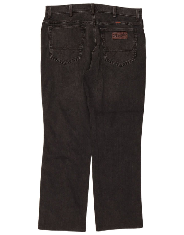 Мужские прямые джинсы Wrangler Texas Stretch W38 L32, серый хлопок