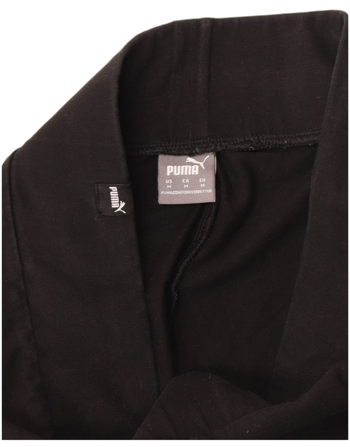 Женские леггинсы с рисунком Puma UK 12, средние, черные