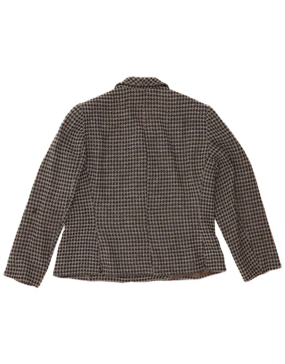 Женский пиджак на 5 пуговицах Emanuel Ungaro IT 50 XL, черный с узором «гусиные лапки»