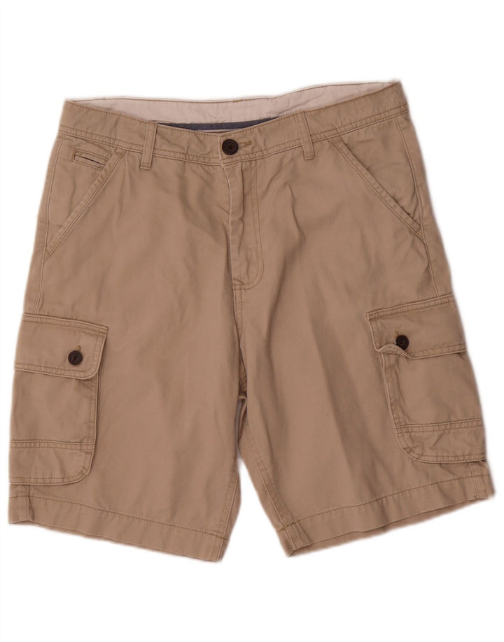 Мужские шорты-карго Crew Clothing W32, хлопковые, среднего бежевого цвета