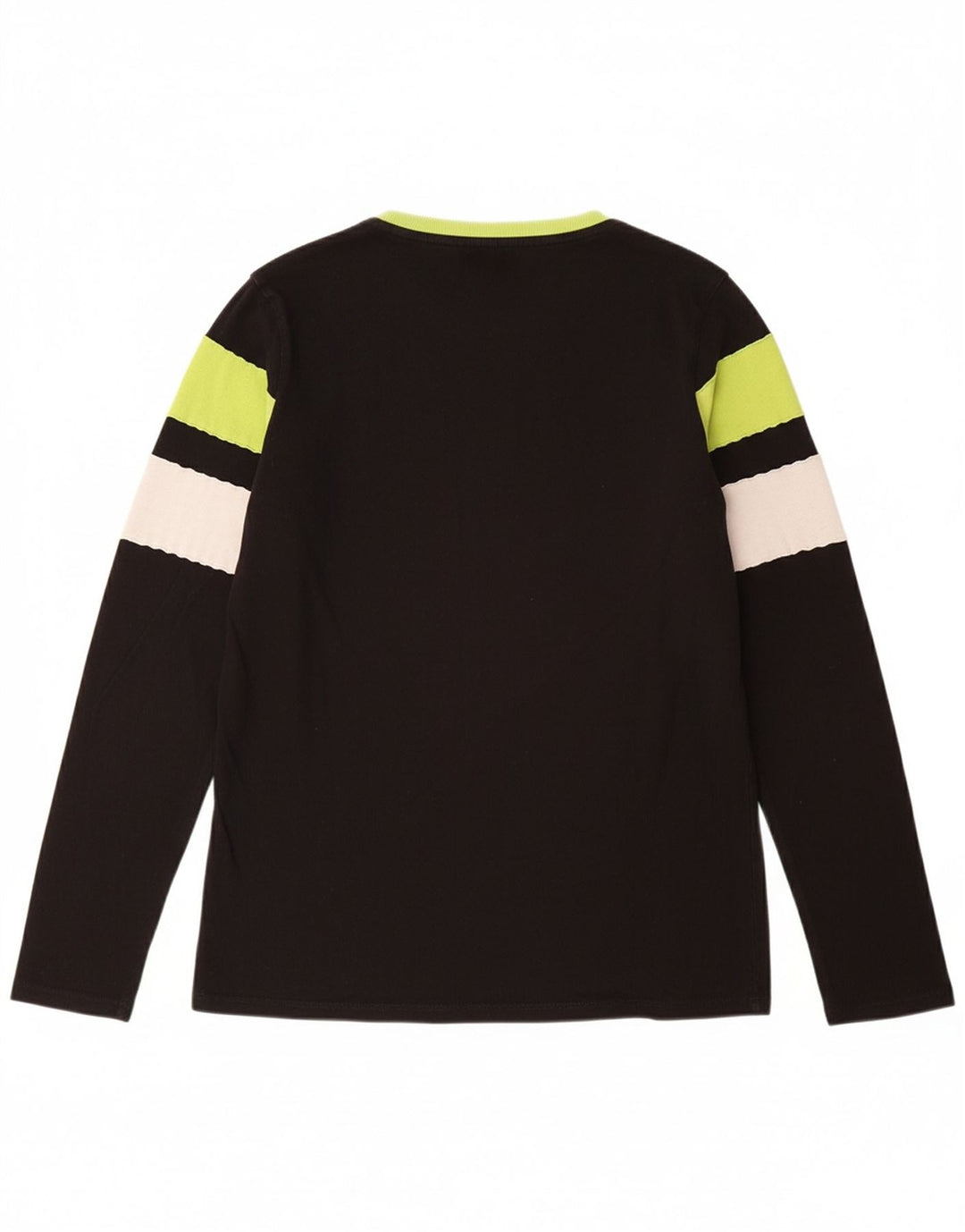 GUESS Топ с рисунком для мальчиков с длинными рукавами, 15–16 лет, хлопок в черную полоску