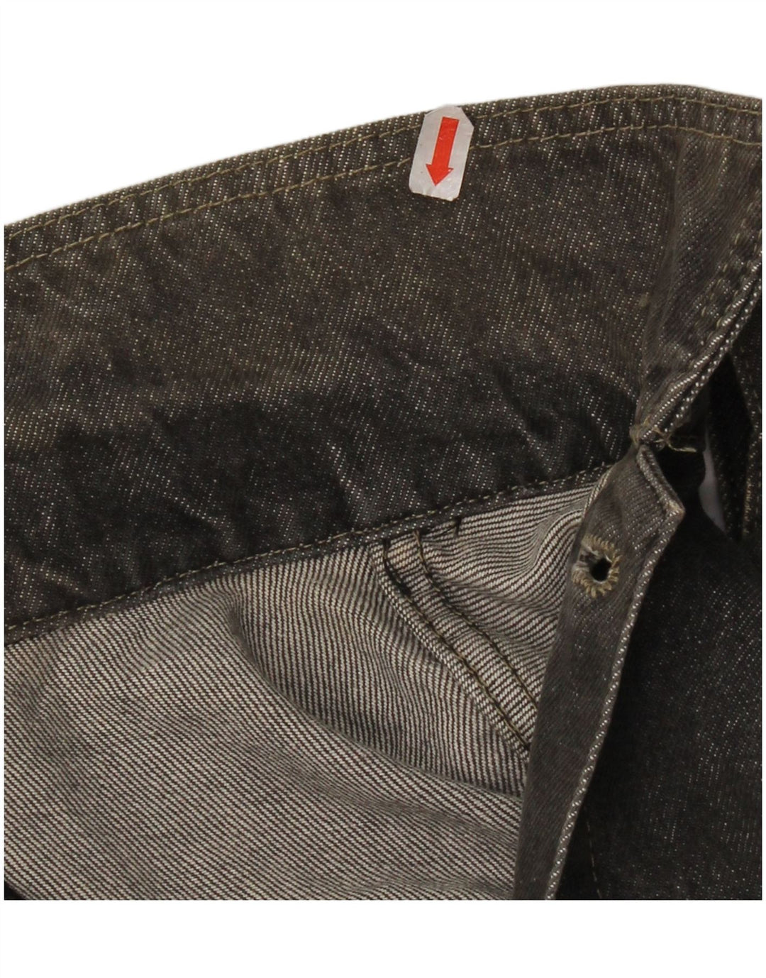 Мужская джинсовая куртка оверсайз Benetton IT 46 Small Grey Cotton