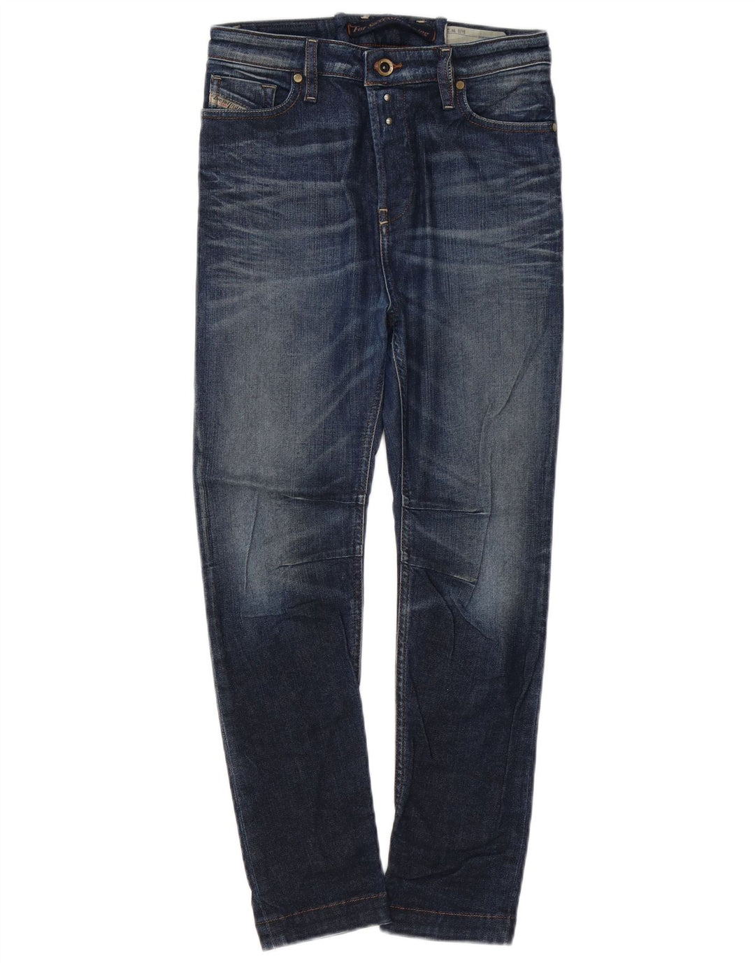 Женские прямые джинсы свободного покроя DIESEL Easee с заниженной талией W24 L25 синие