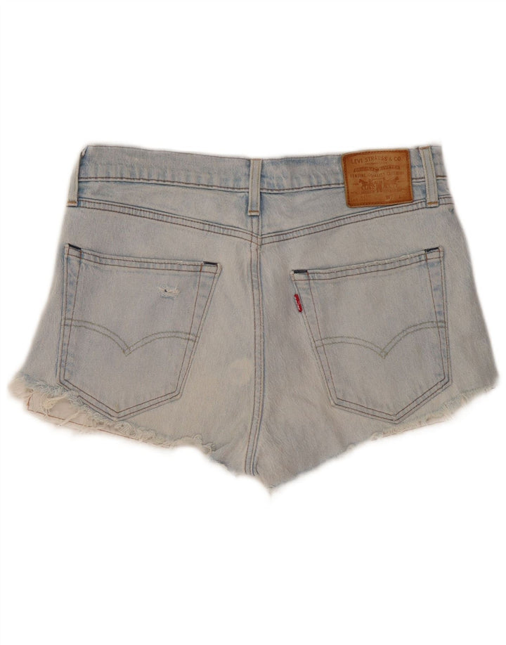 Женские джинсовые шорты Levi's 512 W32, большие синие, хлопок
