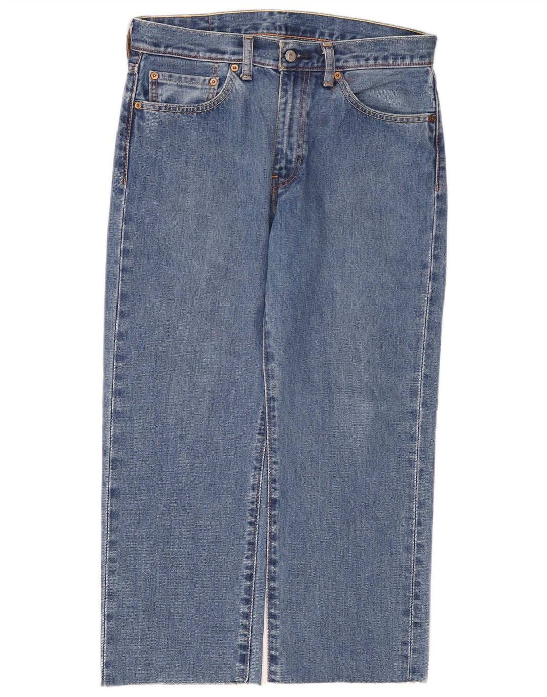 Мужские укороченные прямые джинсы Levi's 751 W32 L24 синие, хлопок