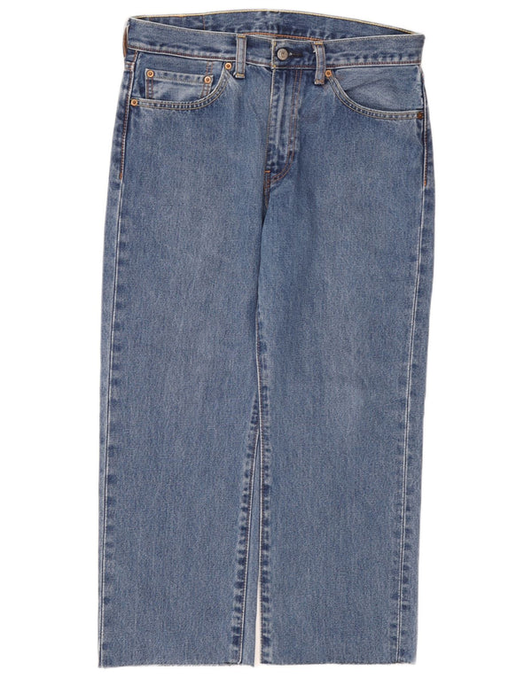 Мужские укороченные прямые джинсы Levi's 751 W32 L24 синие, хлопок