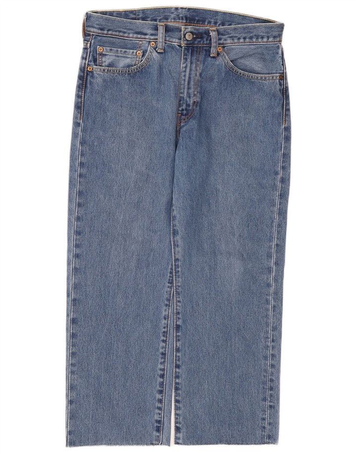 Мужские укороченные прямые джинсы Levi's 751 W32 L24 синие, хлопок