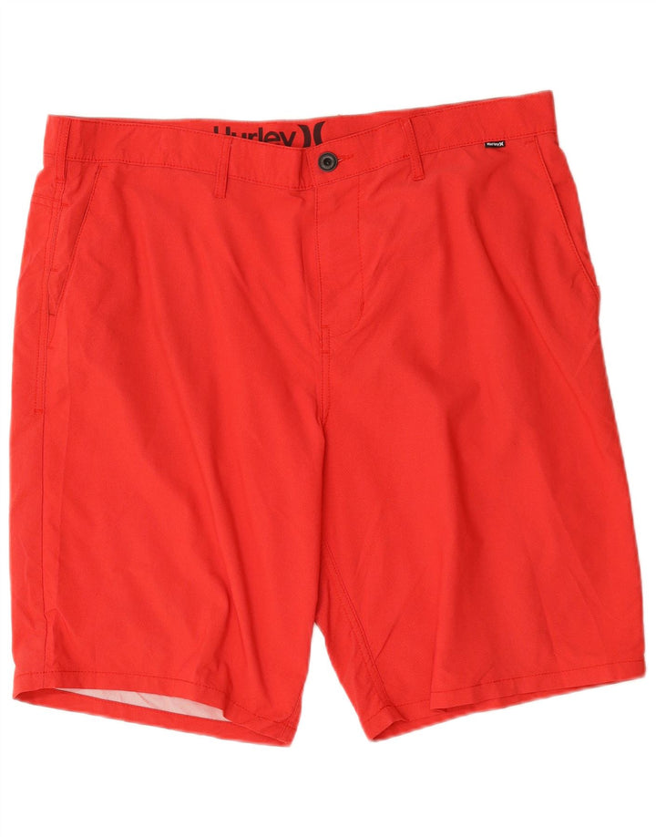 Мужские шорты чинос Hurley W38 XL, красный полиэстер