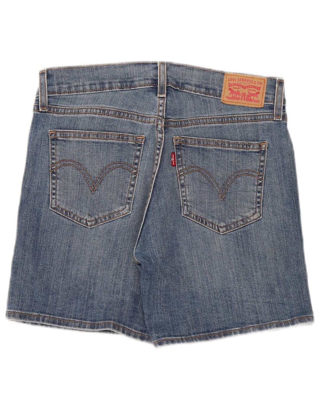 Женские джинсовые шорты Levi's W27, маленькие синие, хлопок