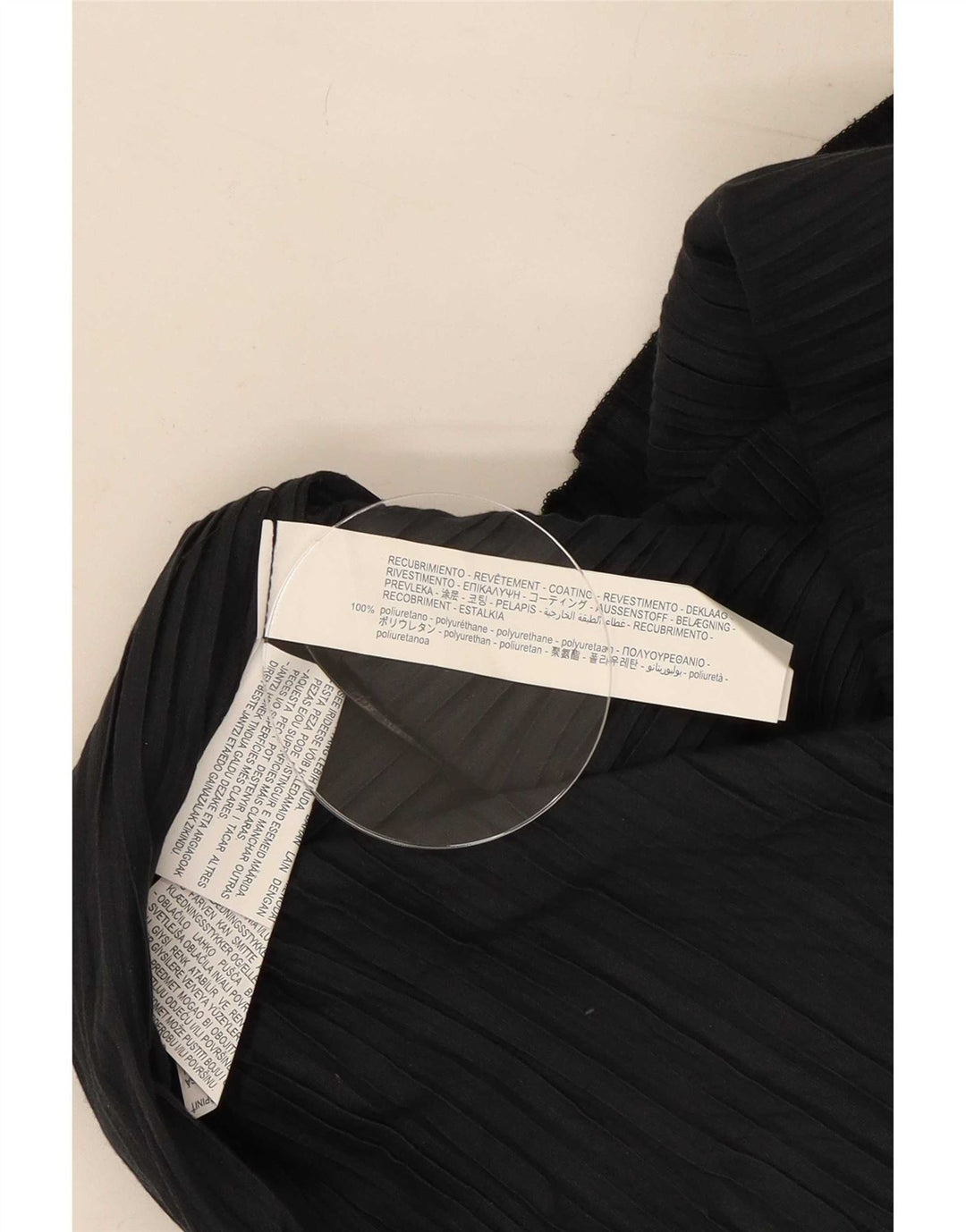Женская плиссированная юбка Zara Medium W28, черный полиэстер