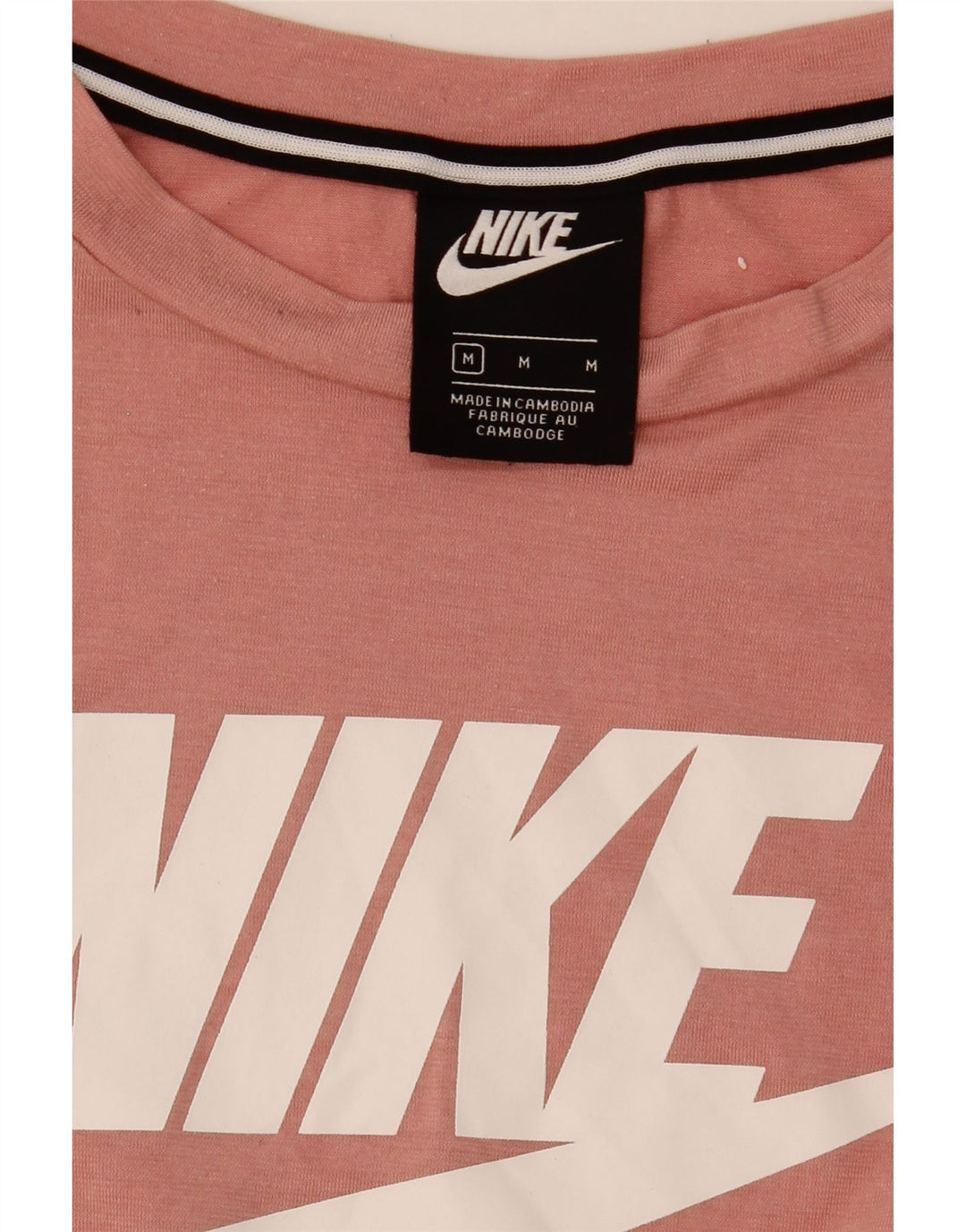 Женская футболка с рисунком Nike Top UK 14, средний розовый