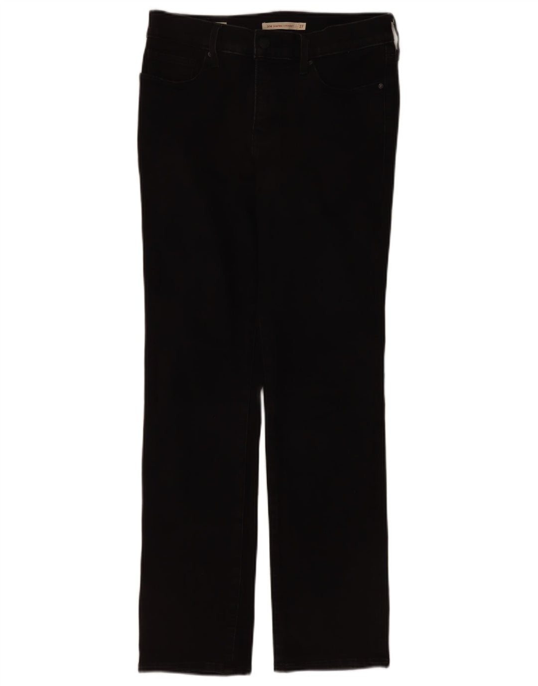 Женские прямые джинсы Levi's 314 Shaping W27 L30, черные