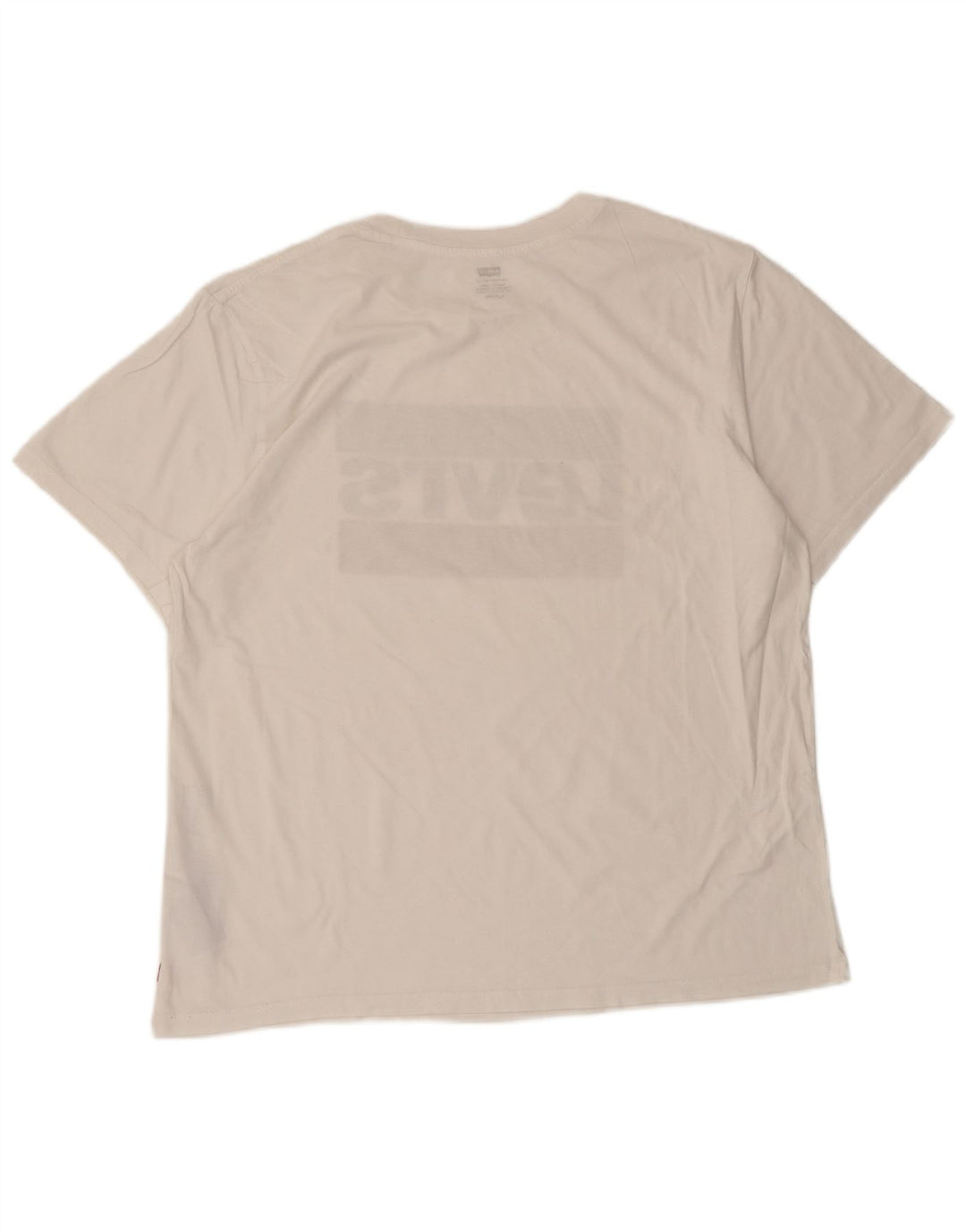 Мужская футболка с рисунком Levi's, топ XL, белый хлопок
