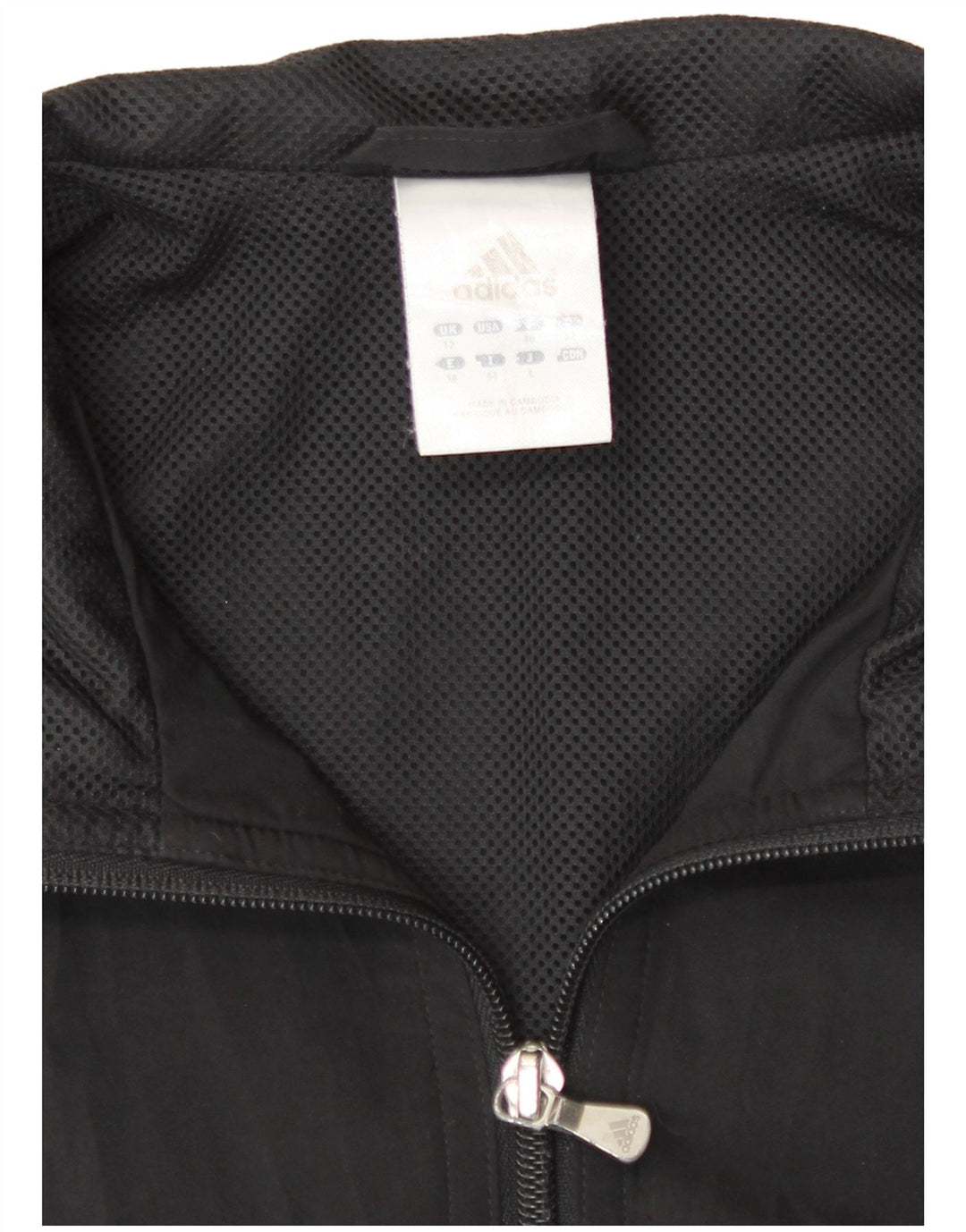 Женский спортивный костюм Adidas Top Jacket UK 12, средний черный полиэстер