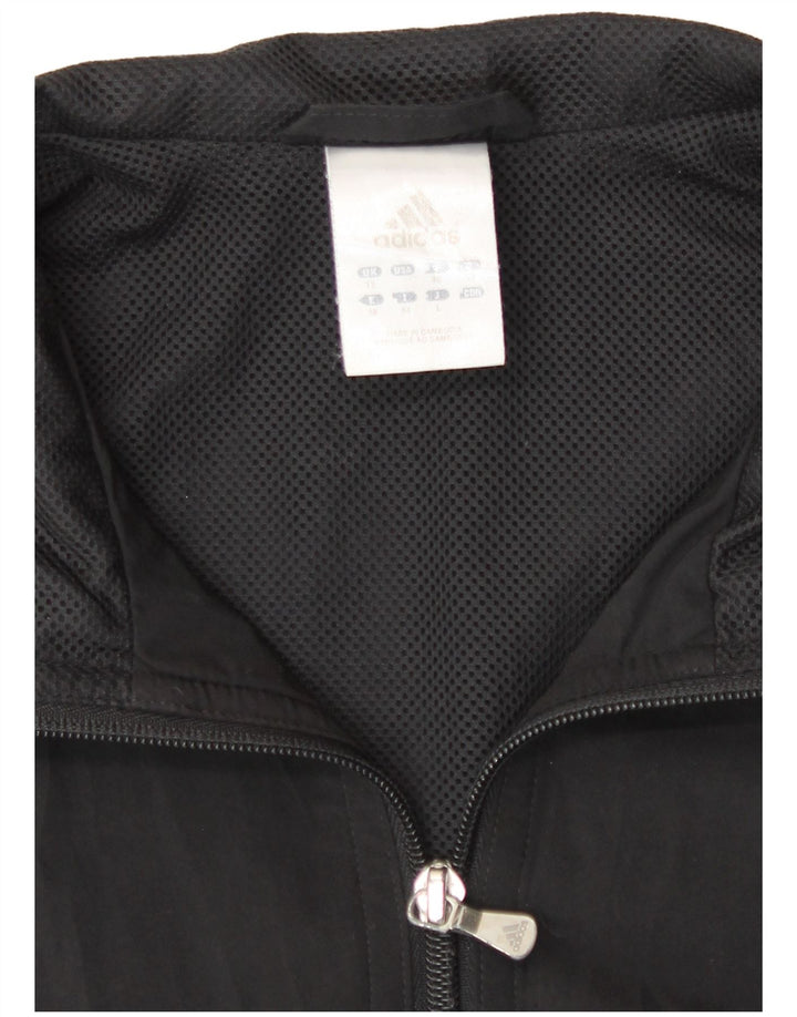 Женский спортивный костюм Adidas Top Jacket UK 12, средний черный полиэстер