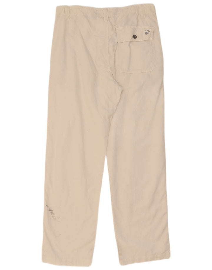 Мужские прямые брюки чинос Murphy & Nye Medium W32 L32, белый хлопок