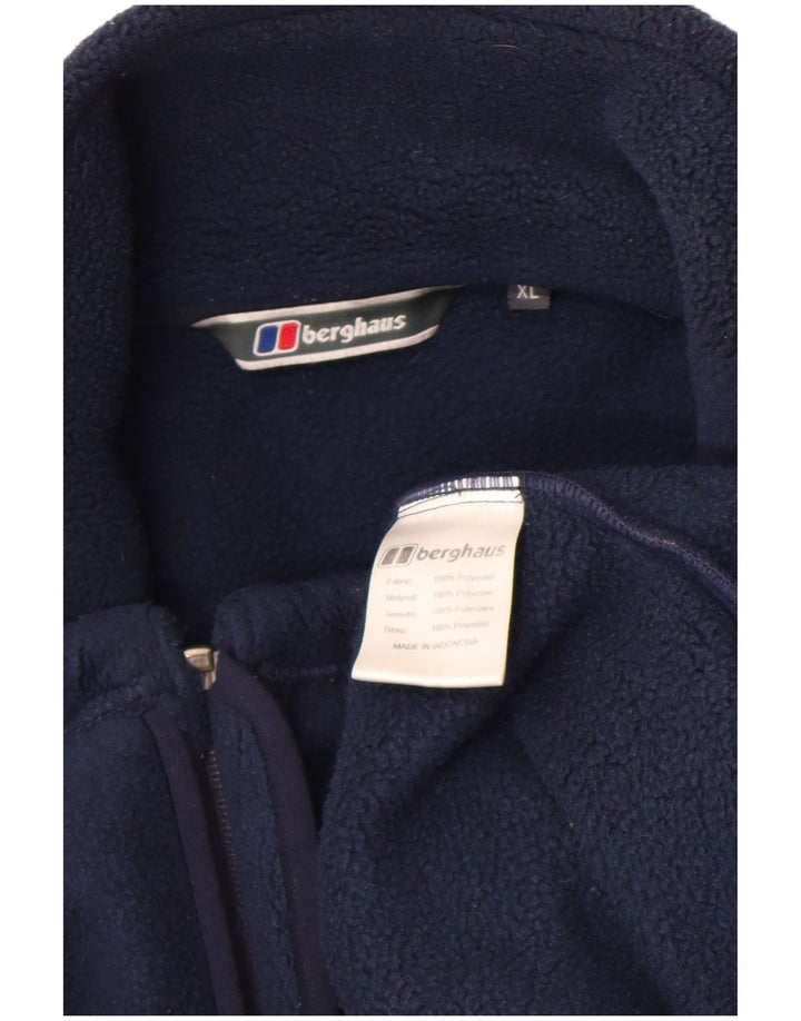 Мужская флисовая куртка Berghaus UK 42 XL темно-синяя полиэстер