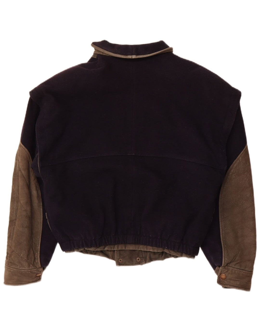 VITTORIO FORTI Женский бомбер IT 46 Большой Темно-Синий Вискоза