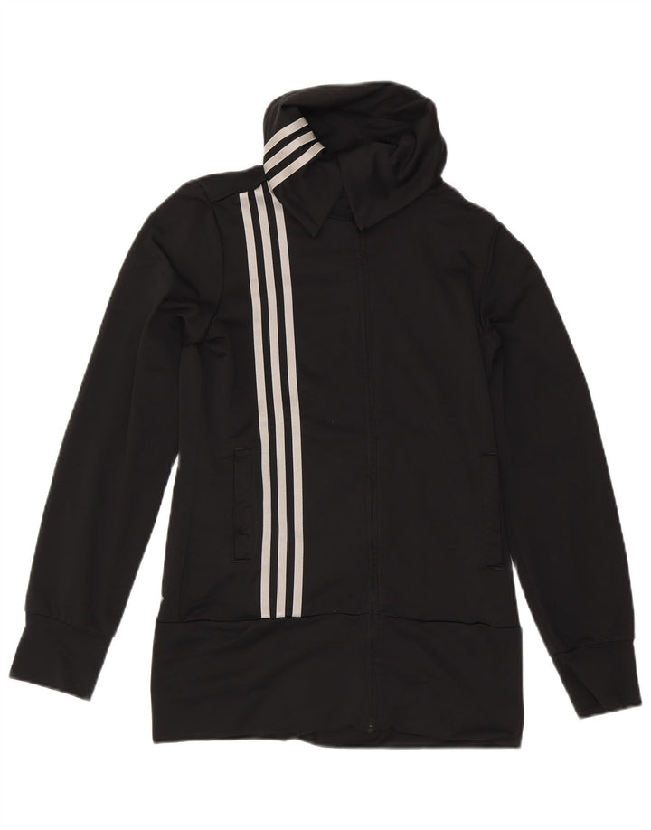 Женский спортивный костюм Adidas Top Jacket UK 10, маленький черный полиэстер