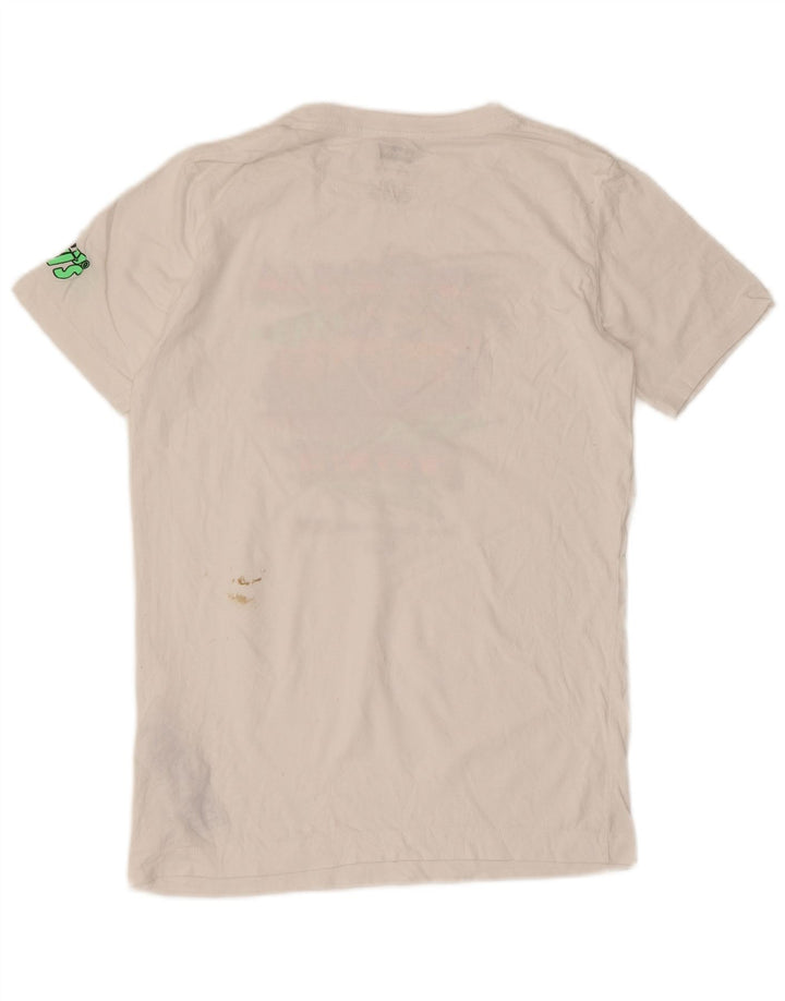 LEVI'S Boys Graphic T-Shirt Top 13-14 Years White Cotton