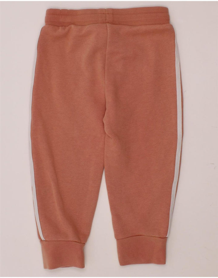 Полный спортивный костюм ADIDAS для маленьких девочек 18–24 месяцев, розовый хлопок с животным принтом