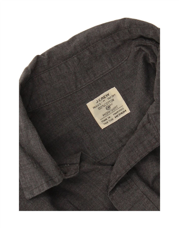 J. CREW Mens Shirt Medium Grey Cotton Vintage J. Crew and Second-Hand J. Crew from Messina Hembry 