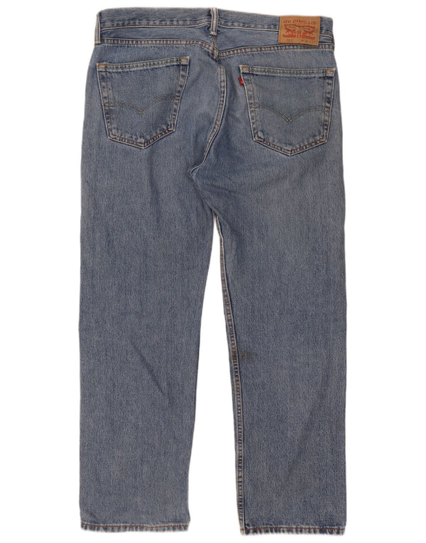 Мужские прямые джинсы Levi's 505 W36 L30 синие