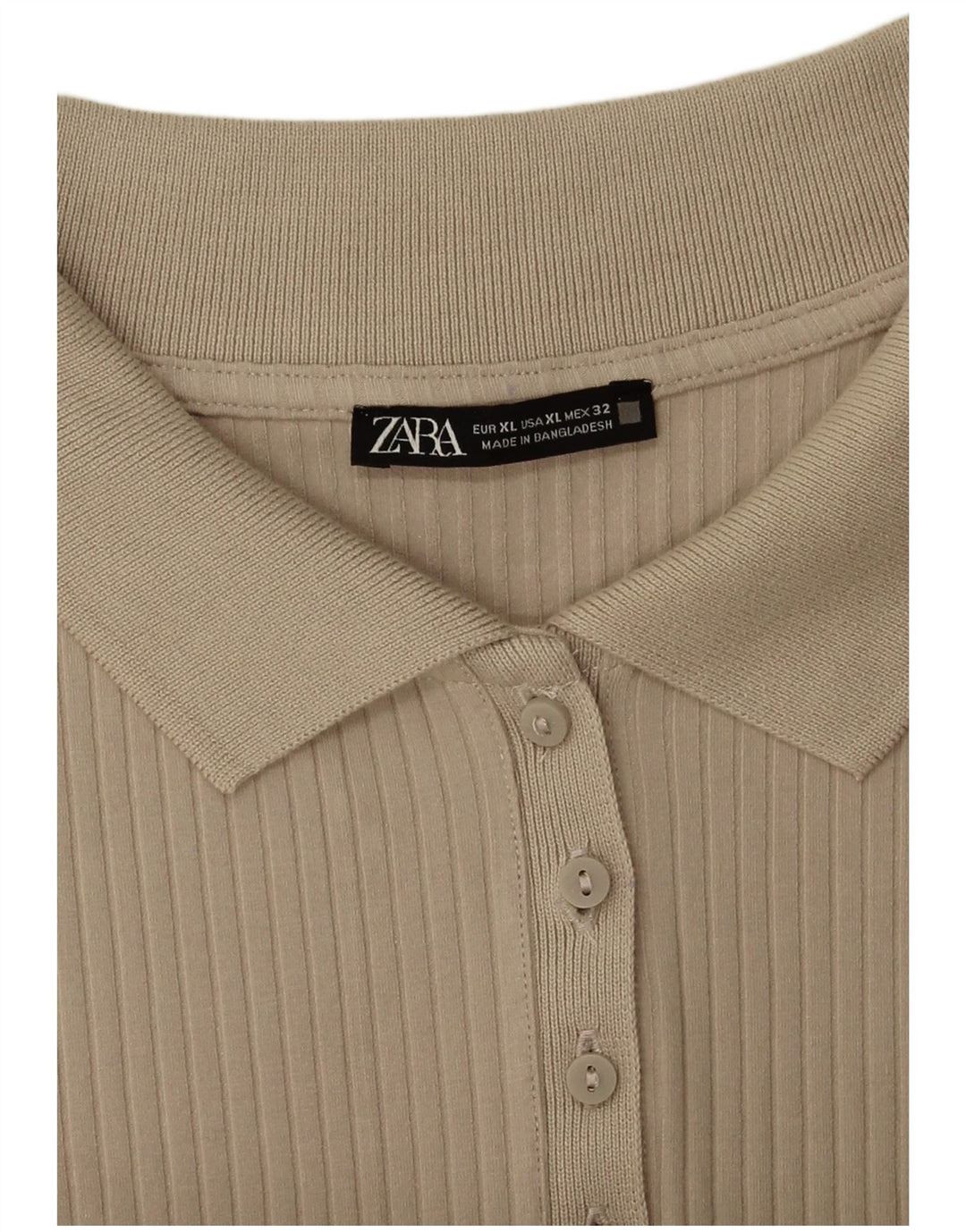 Женское боди Zara UK 18 XL Бежевый