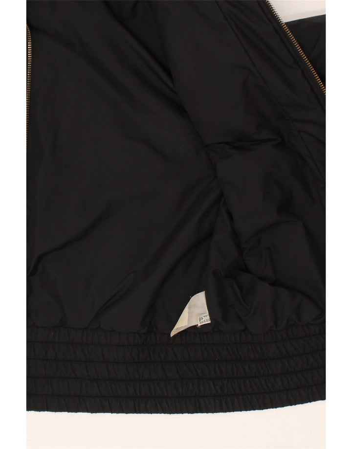 RICHMOND Womens Bomber Jacket UK 12 Medium Black | Vintage Richmond | Thrift | Second-Hand Richmond | Used Clothing | Messina Hembry 