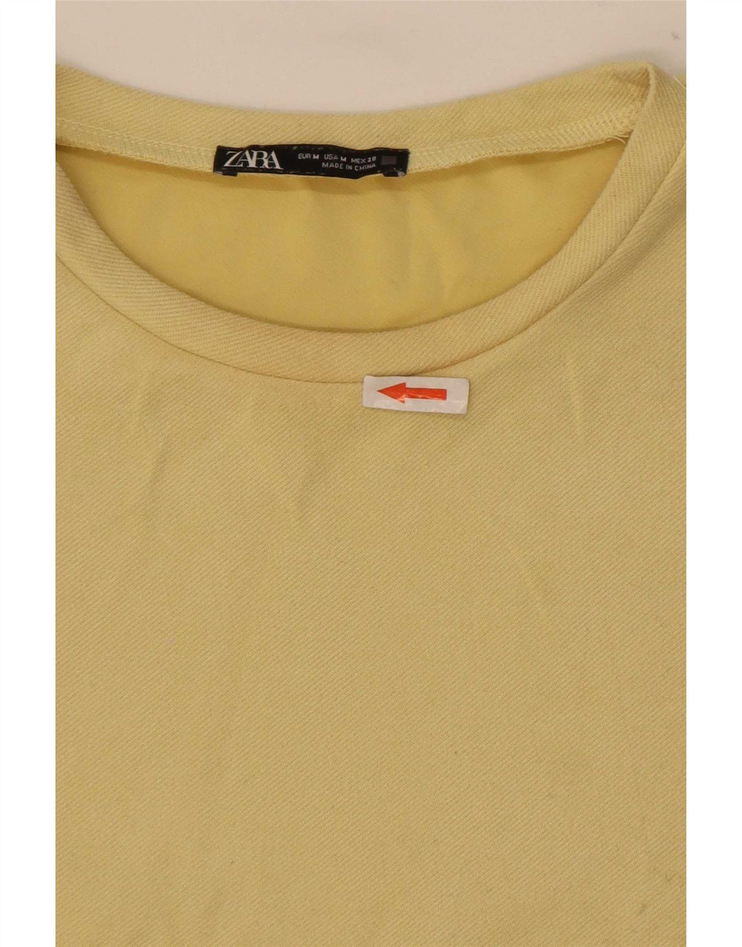 Женское платье прямого кроя Zara UK 14, средний желтый