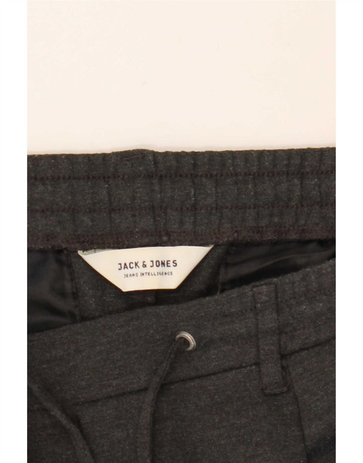 Мужские укороченные брюки Jack & Jones W31 L24 серые из полиэстера