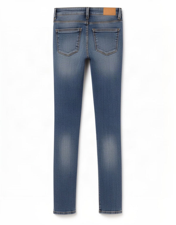 Женские джинсы скинни Zara EU 36 XS W26 L27, синий хлопок