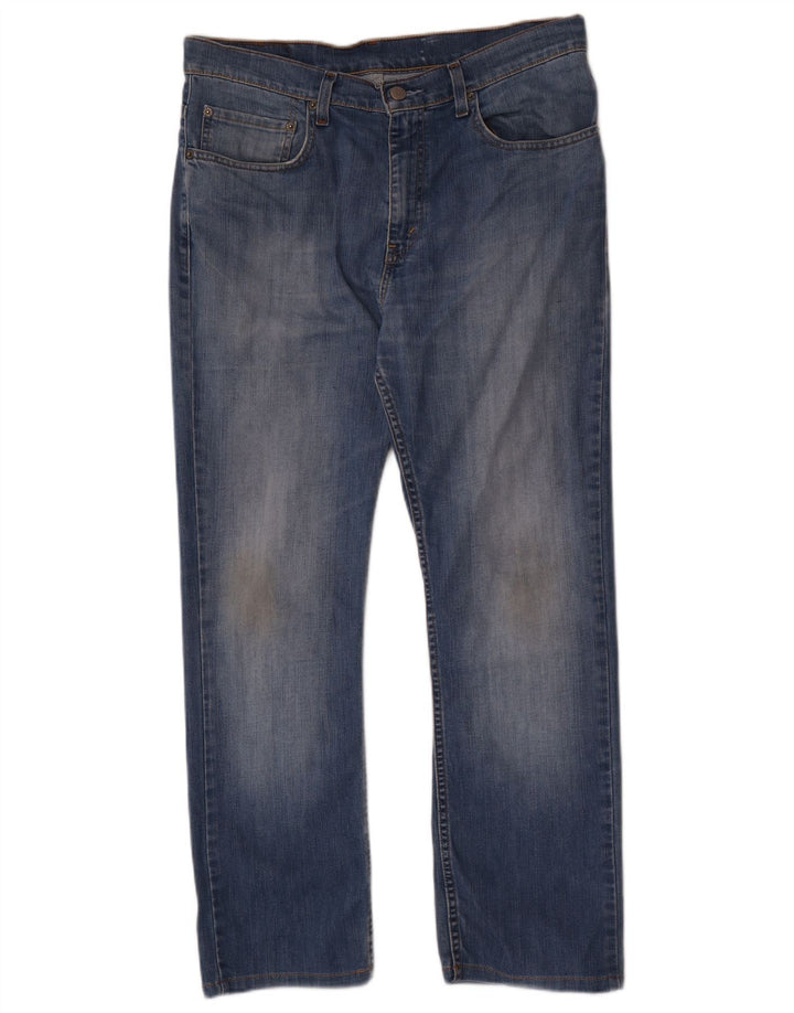 Мужские прямые джинсы Levi's W34 L28 синие, хлопок