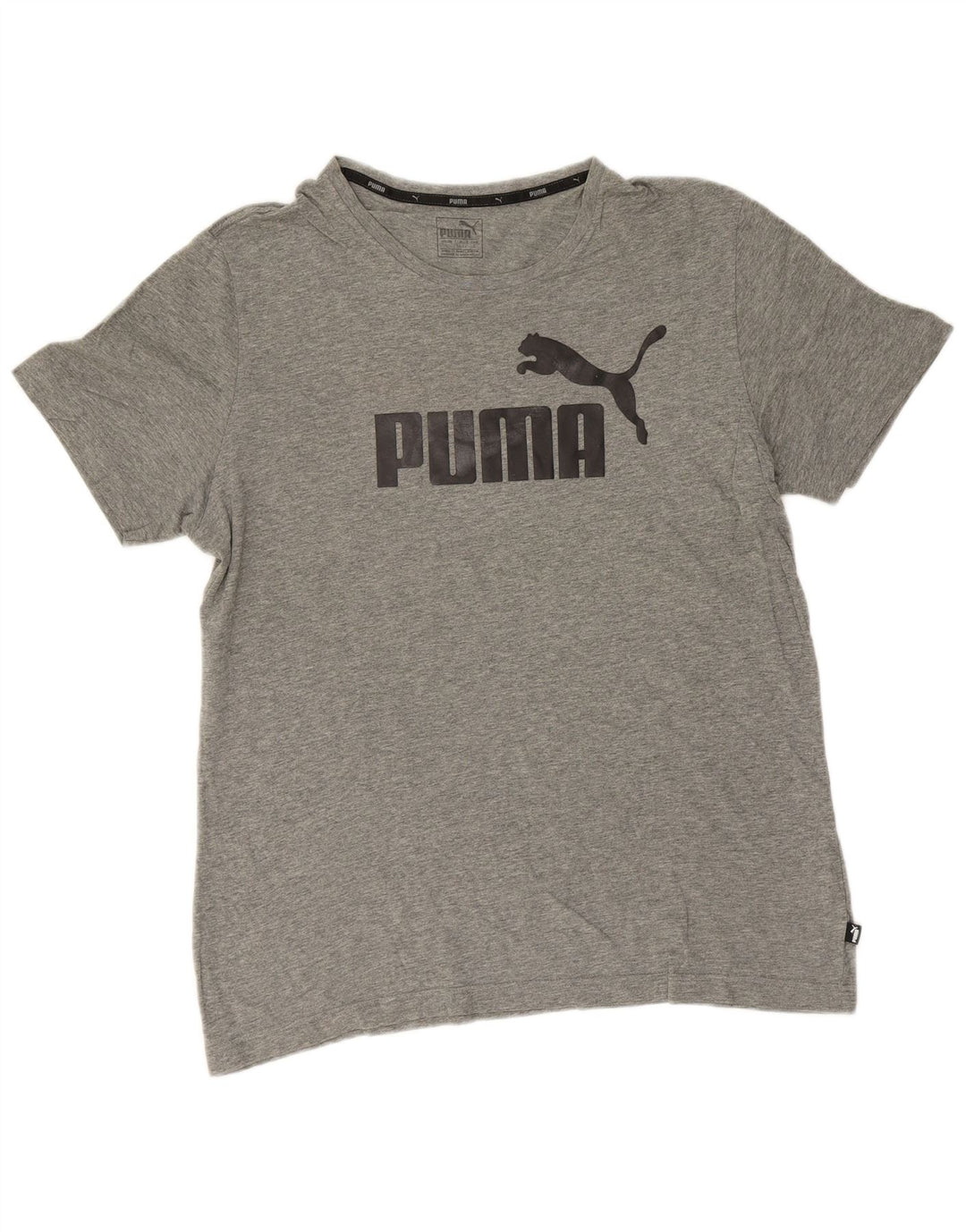 Мужская футболка с рисунком Puma, большая, серая