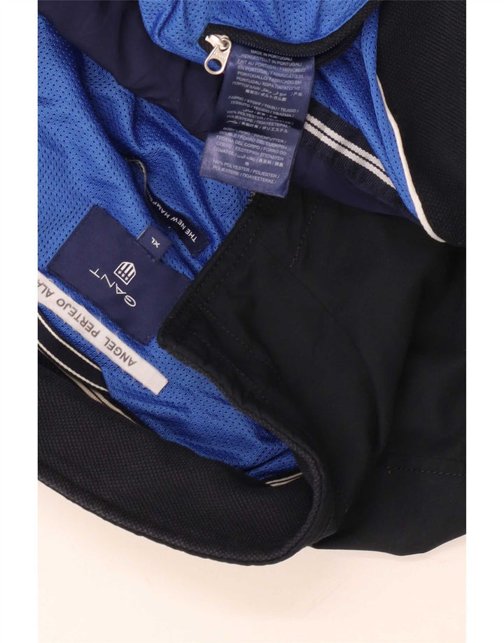 Мужская куртка-бомбер Gant UK 42 XL Темно-синий полиэстер