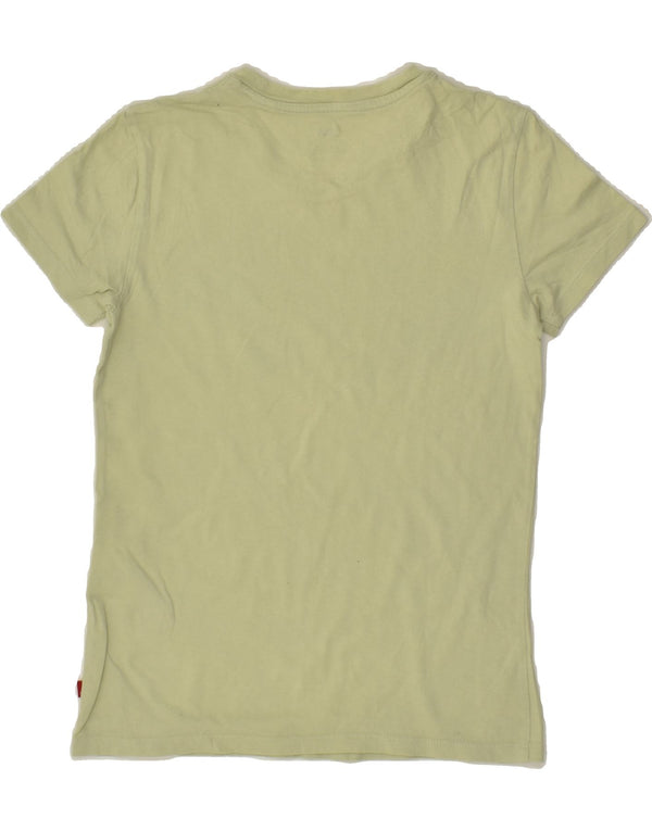 Женская футболка с рисунком LEVI'S Top UK 2 2XS Зеленый хлопок