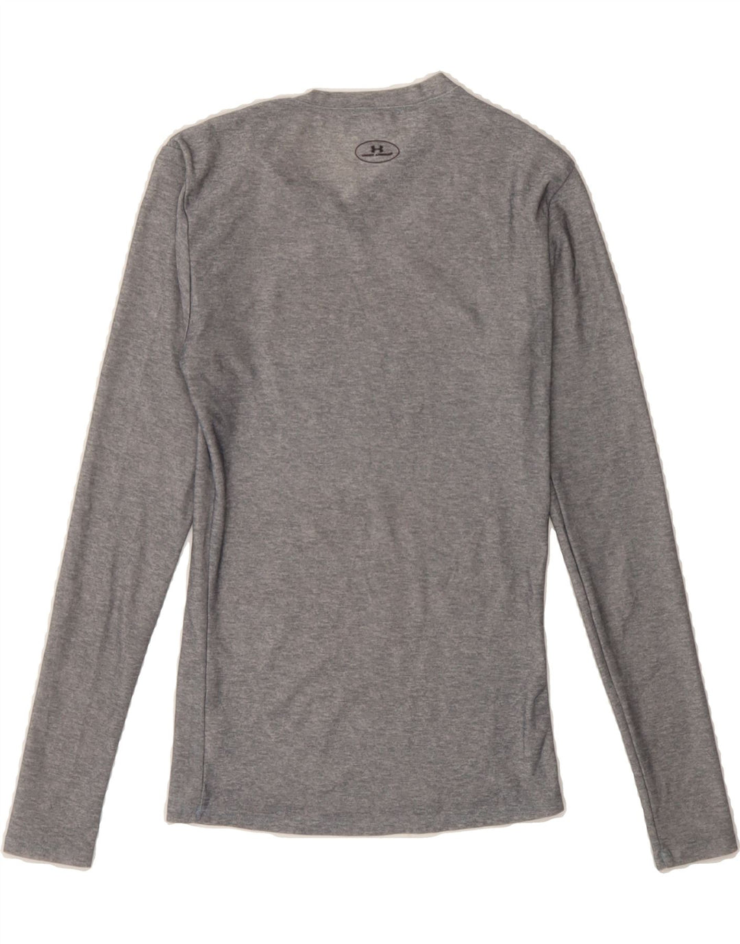 UNDER ARMOUR Womens Top Long Sleeve UK 8 Small Grey Polyester Vintage Under Armour and Second-Hand Under Armour from Messina Hembry 
