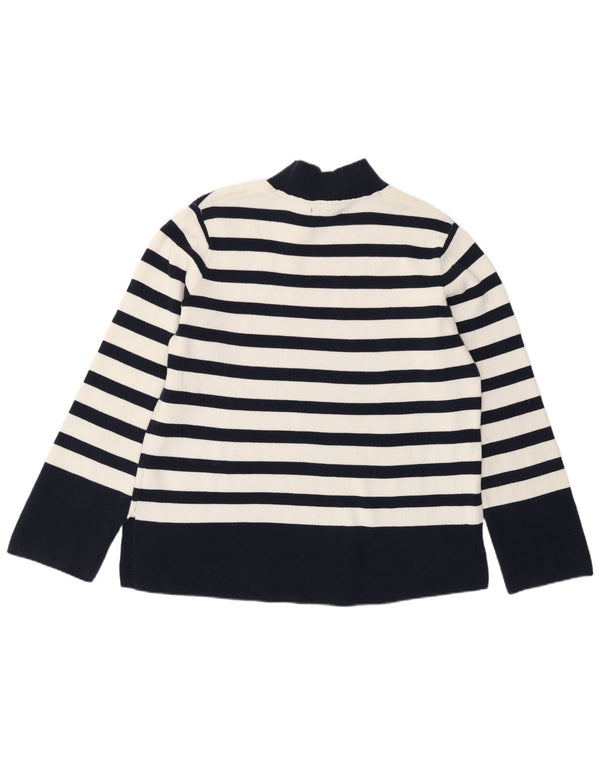 Ассоциация поло США. Женский джемпер с высоким воротником UK 12, средний темно-синий