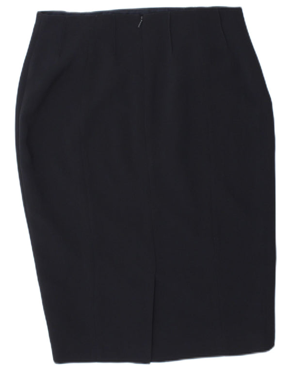 Женская юбка-карандаш Hobbs UK 10, маленькая W28, темно-синий полиэстер