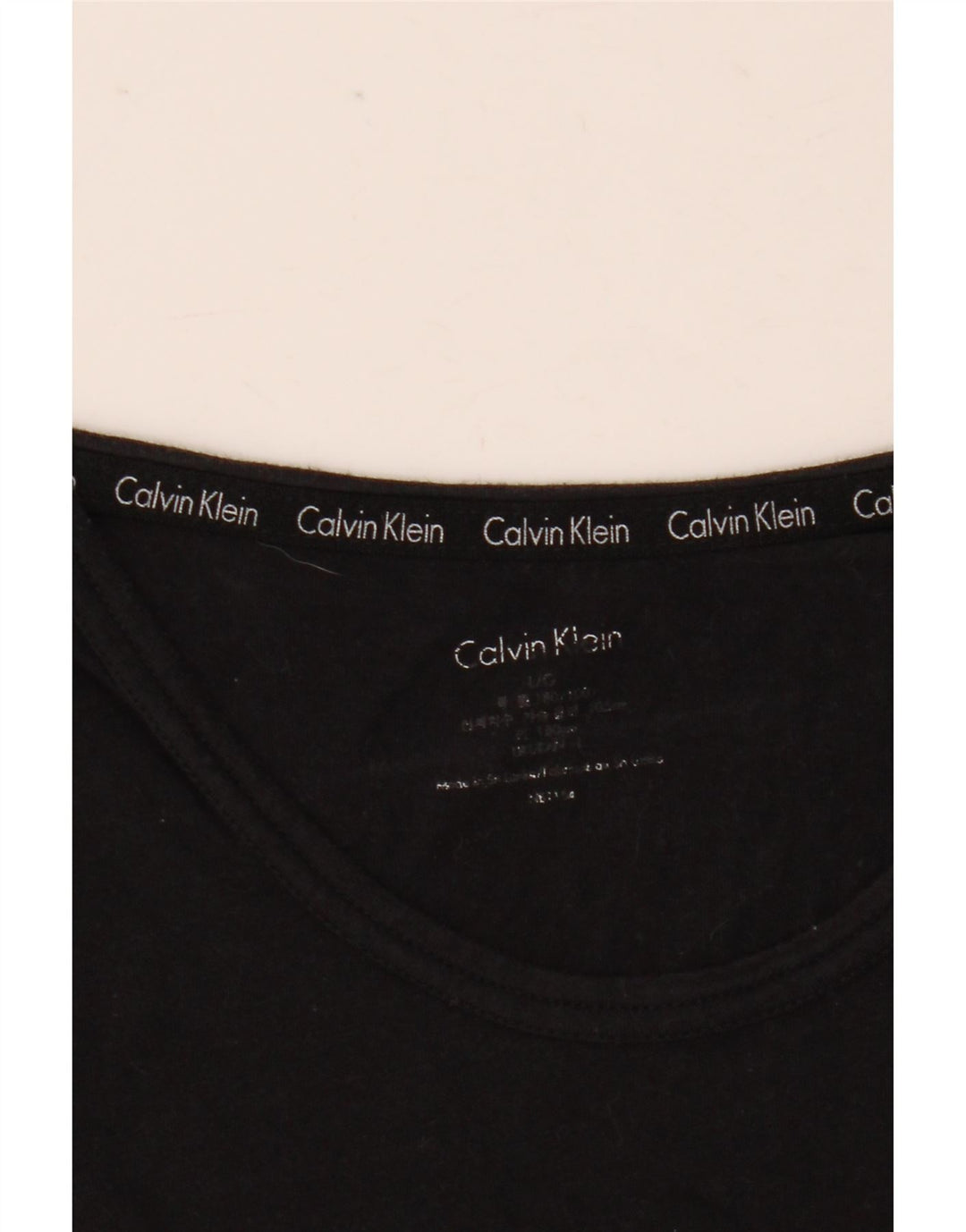 Мужская футболка с рисунком Calvin Klein, большая черная