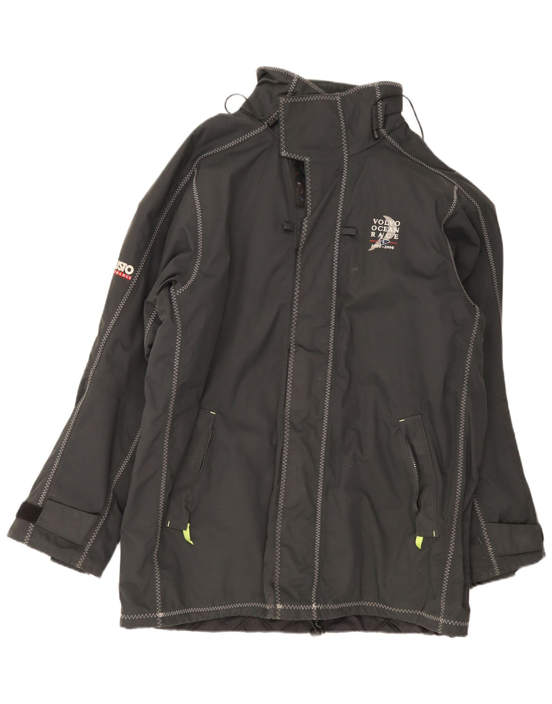 Мужская ветровка Musto с капюшоном UK 40, большая черная нейлоновая куртка