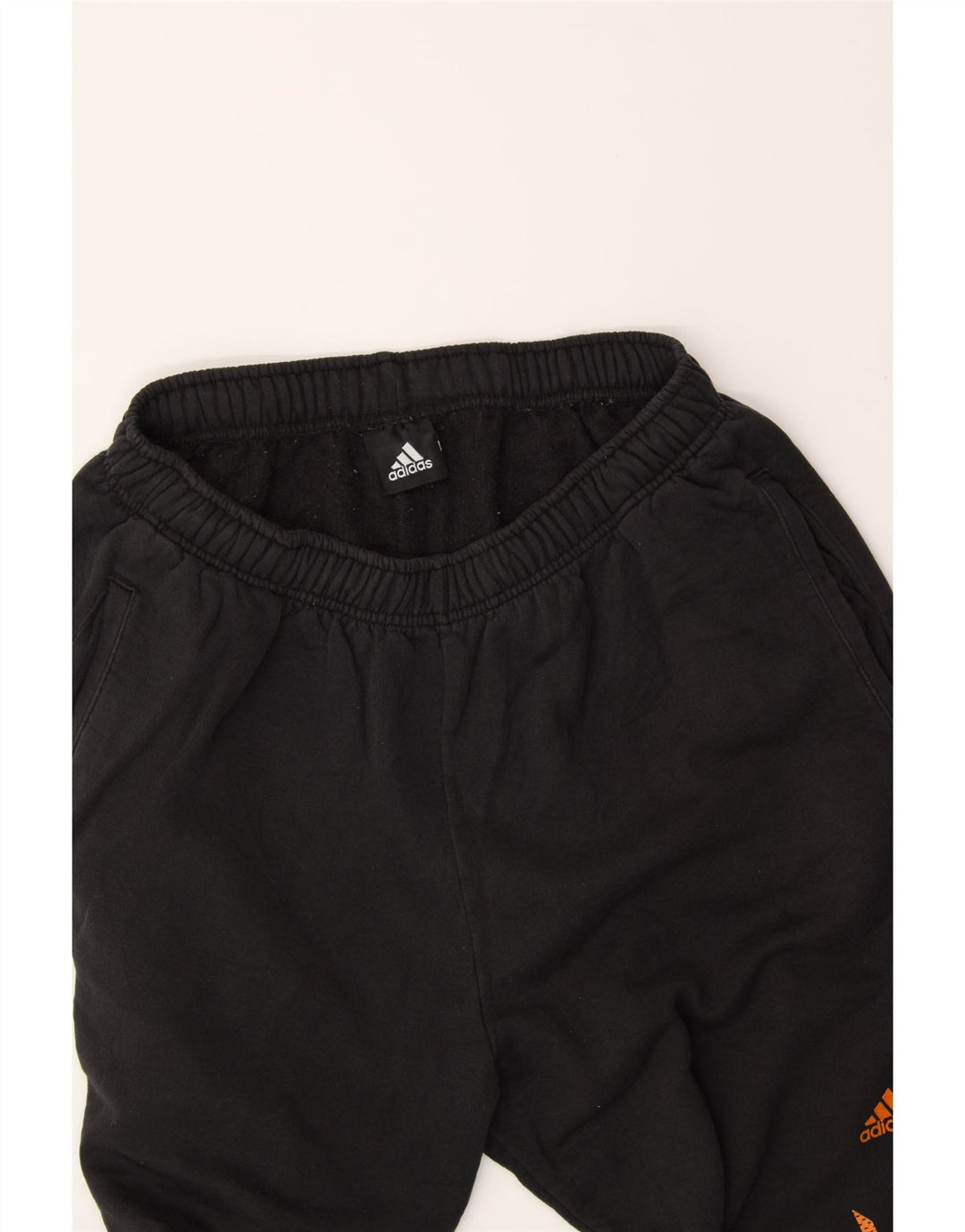 ADIDAS Mens Graphic Tracksuit Trousers Medium Black Vintage Adidas and Second-Hand Adidas from Messina Hembry 