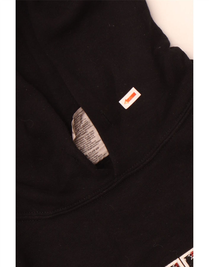 RUSSELL ATHLETIC Женский джемпер с капюшоном с юго-восточным рисунком UK 14, средний черный