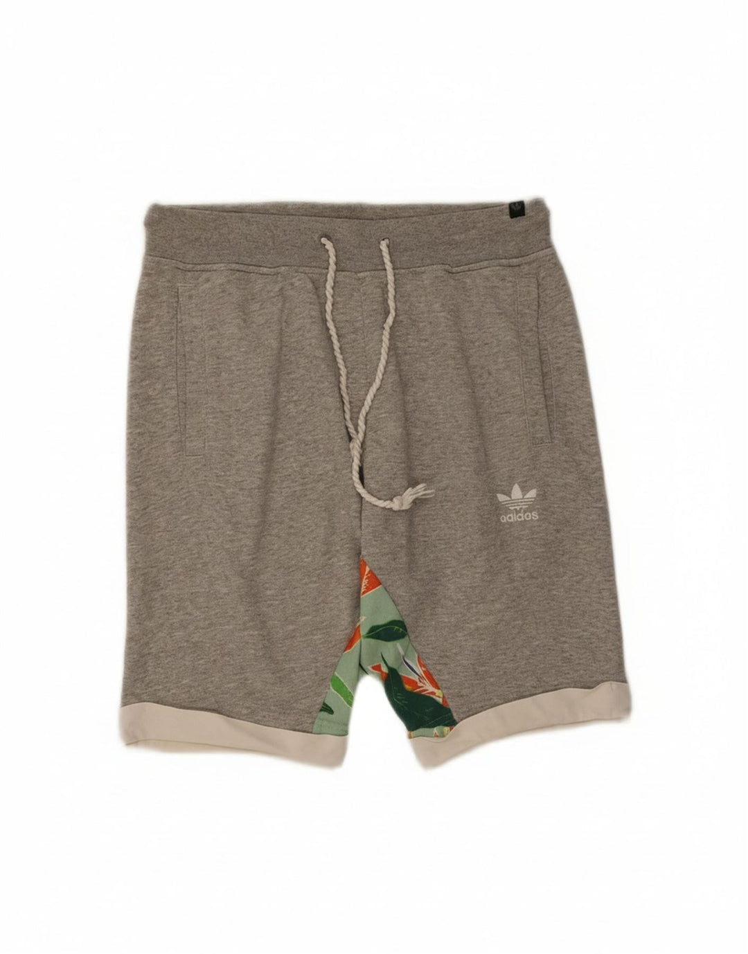 ADIDAS Mens Sport Shorts Medium  Grey Colourblock Cotton