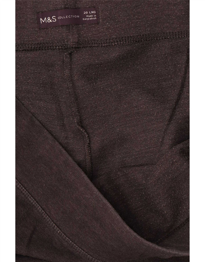Женские леггинсы Marks & Spencer UK 20, 2XL, серые, хлопковые