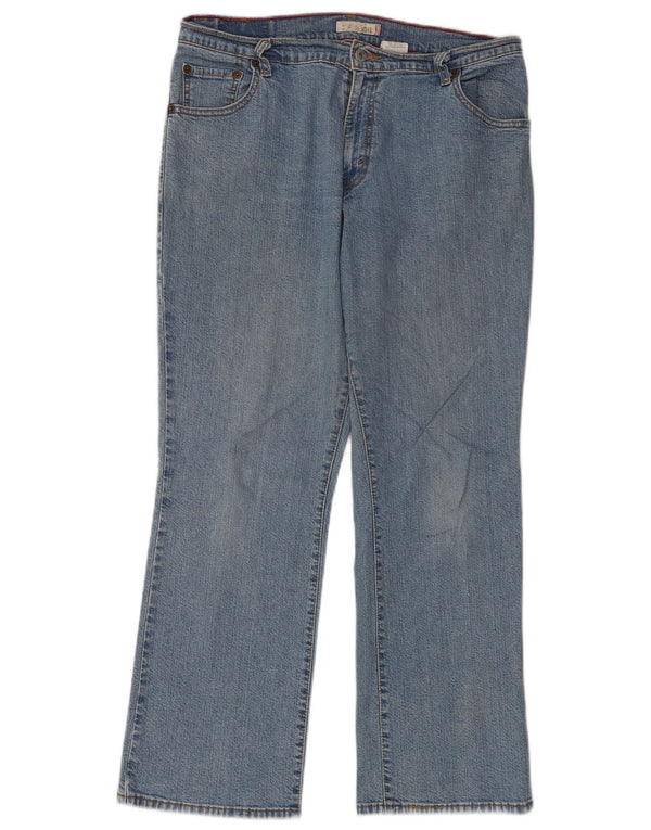 Женские джинсы свободного кроя Levi's 550 Bootcut, размер США 12, большие размеры W32 L30, синий хлопок