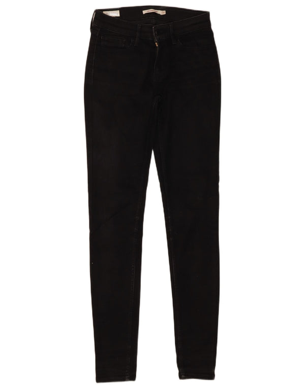 Женские джинсы Levi's 710 Super Skinny W27 L32, черный хлопок
