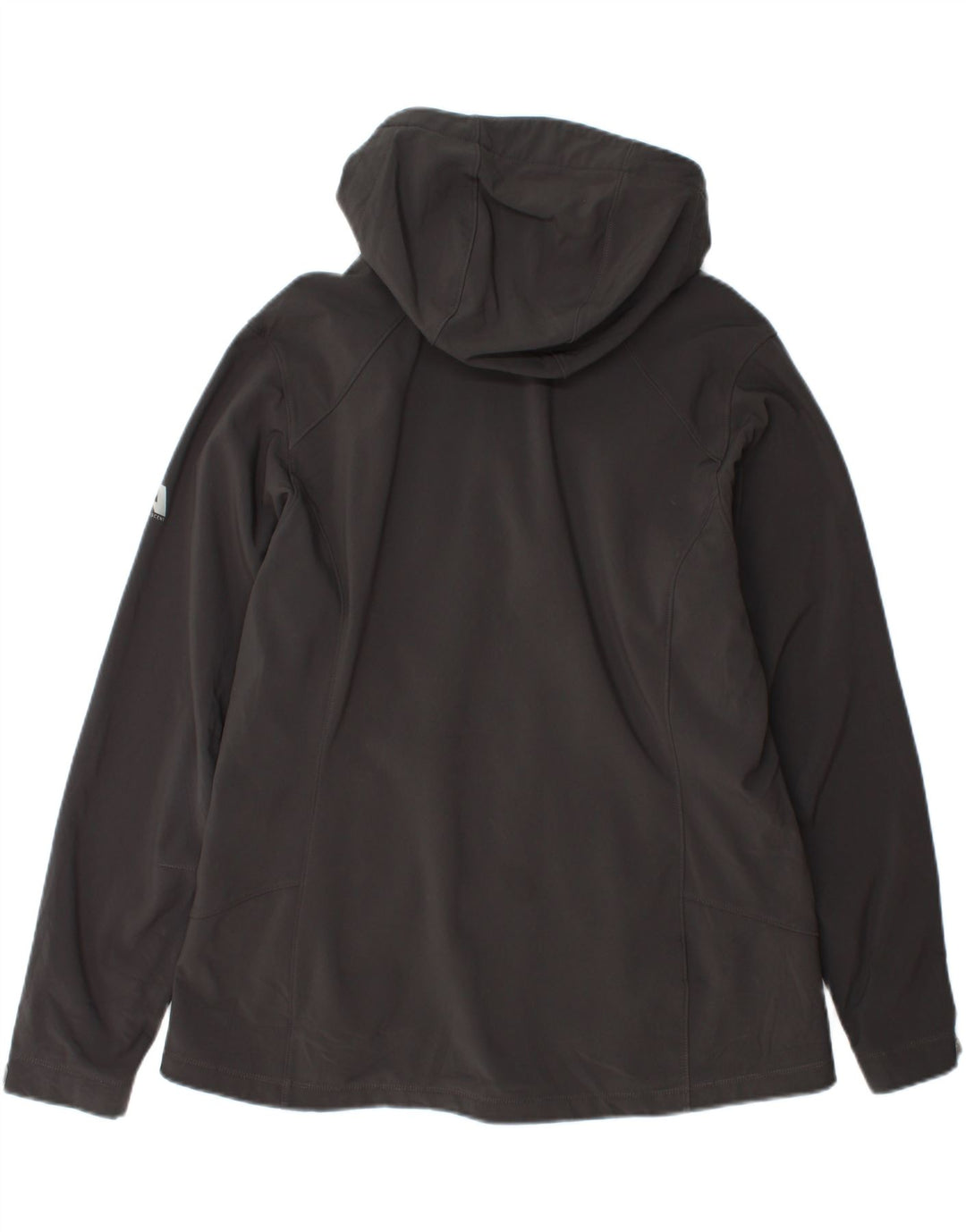 EDDIE BAUER Womens Hooded Windbreaker Jacket UK 18 XL Grey Polyester Vintage Eddie Bauer and Second-Hand Eddie Bauer from Messina Hembry 