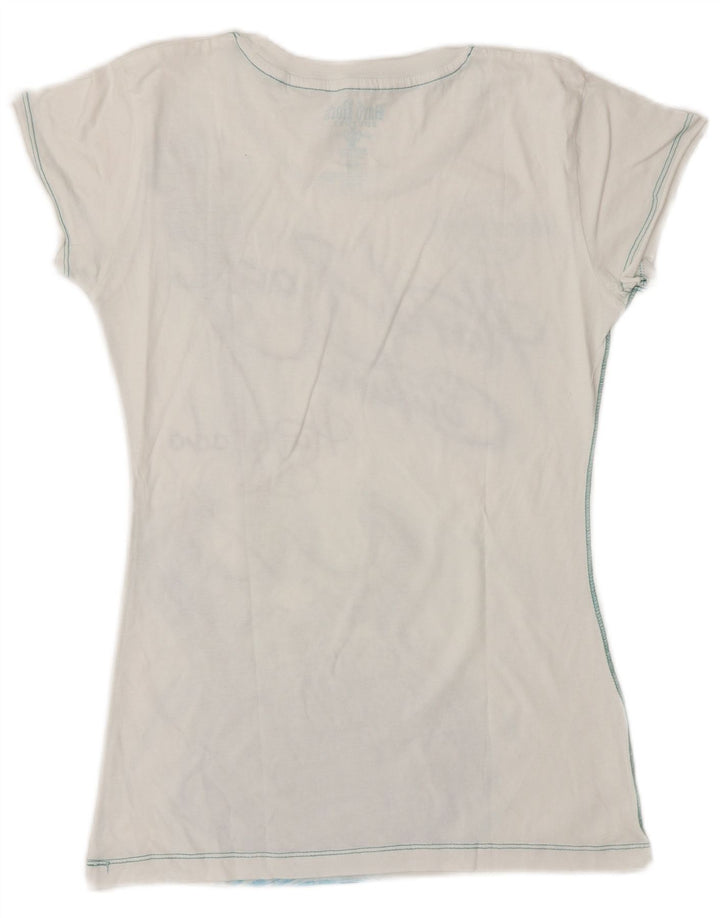 Футболка с рисунком HARD ROCK CAFE для девочек Hurghada, топ 7-8 лет, средний белый