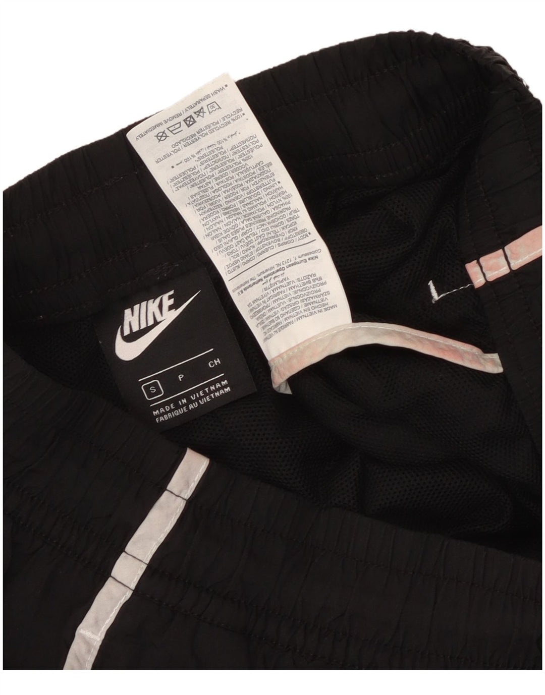 Женские спортивные шорты Nike UK 10, маленькие черные из полиэстера